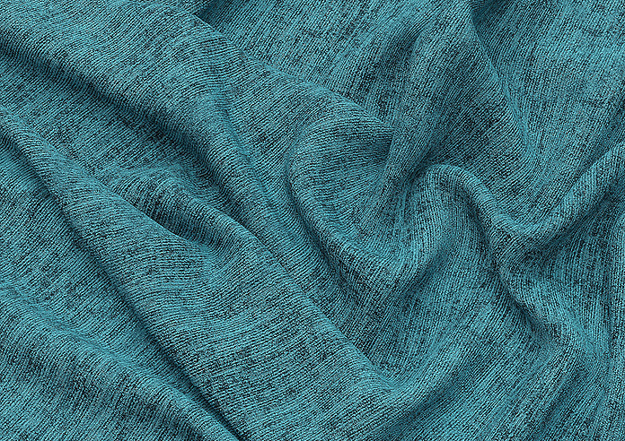 Maurice, Teal - Twist&Fit Roman Blind - Image 4